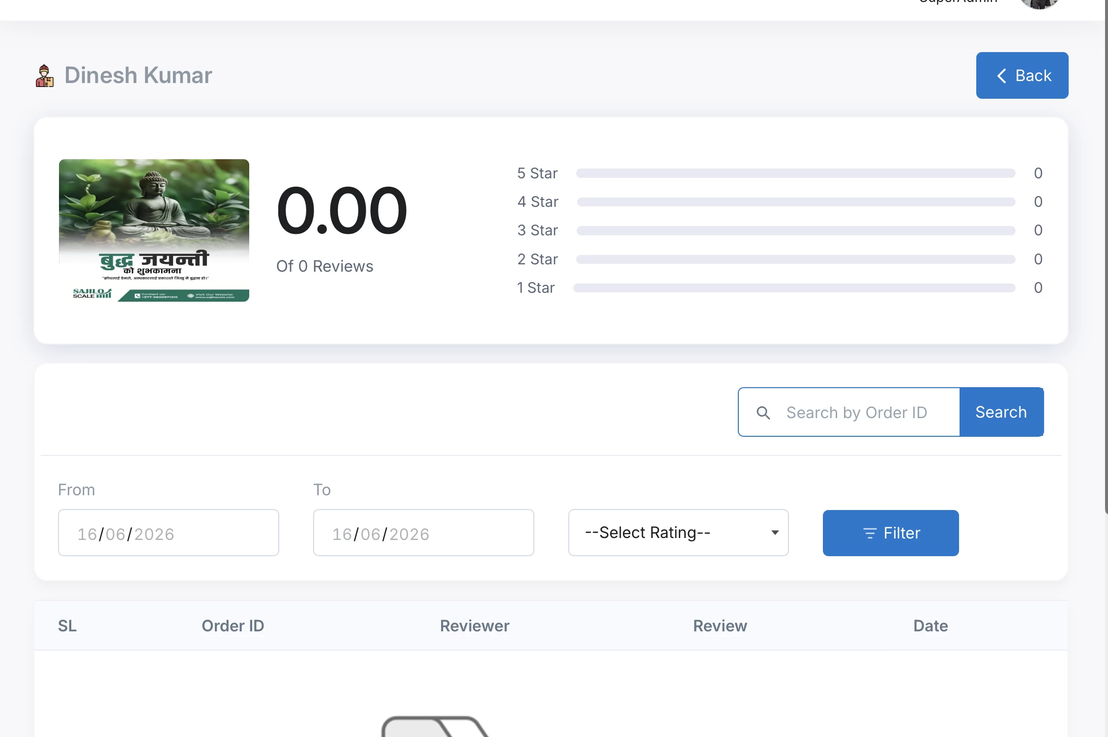 Saujas Shop banner